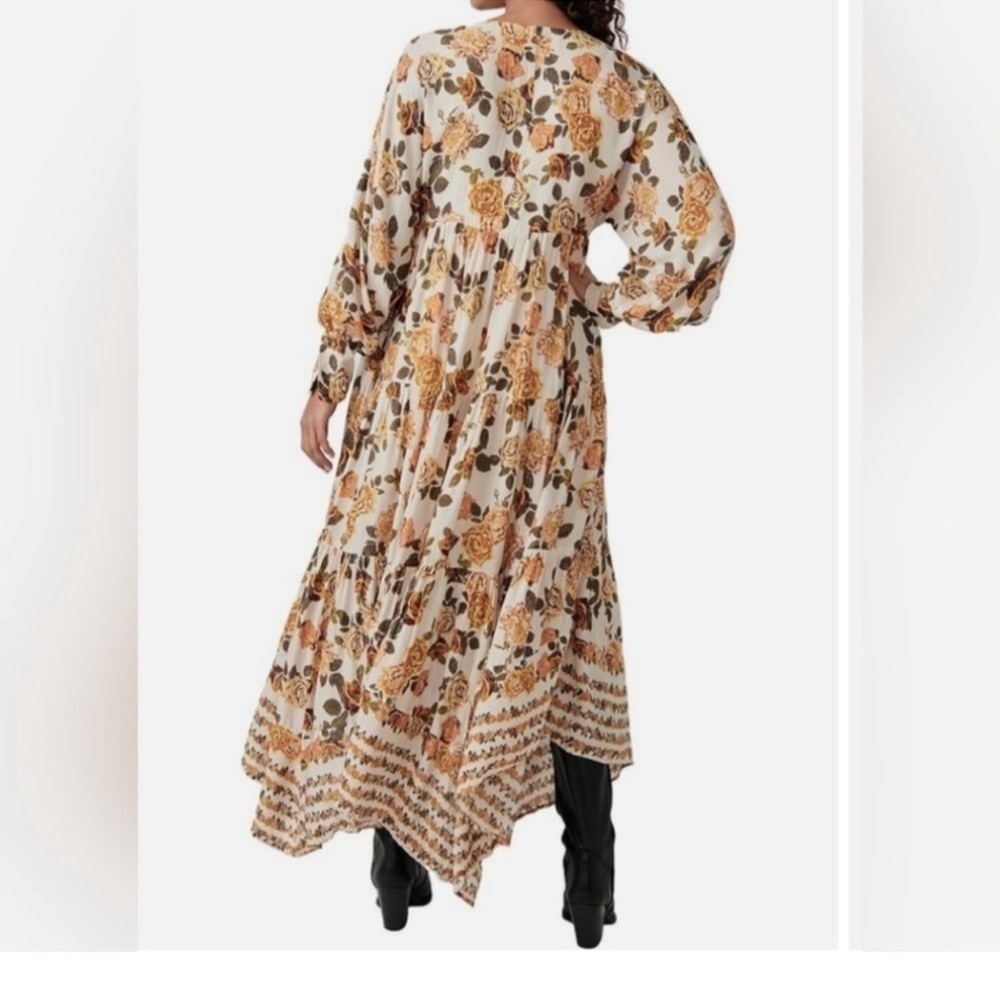 Free People Rows Of Roses Maxi Dress XS - Picture 3 of 16